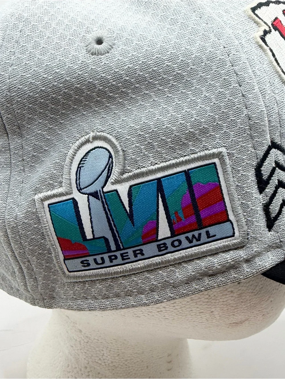 Kansas City Cheifs Hat 2022 AFC Champions Super Bowl LVII Patch New Era 9Forty